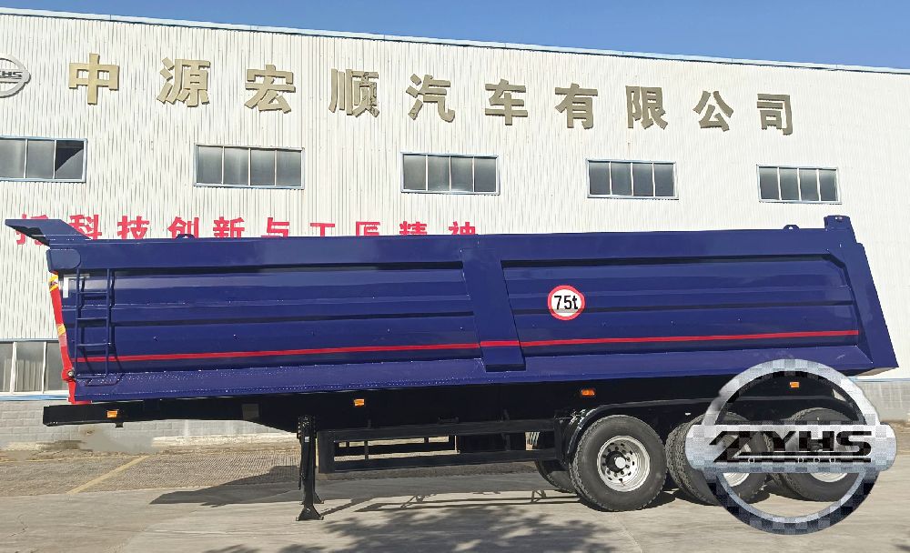 U-shaped dumping truck